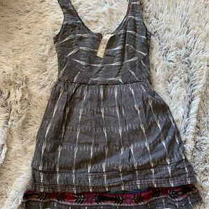 Black hippie style dress